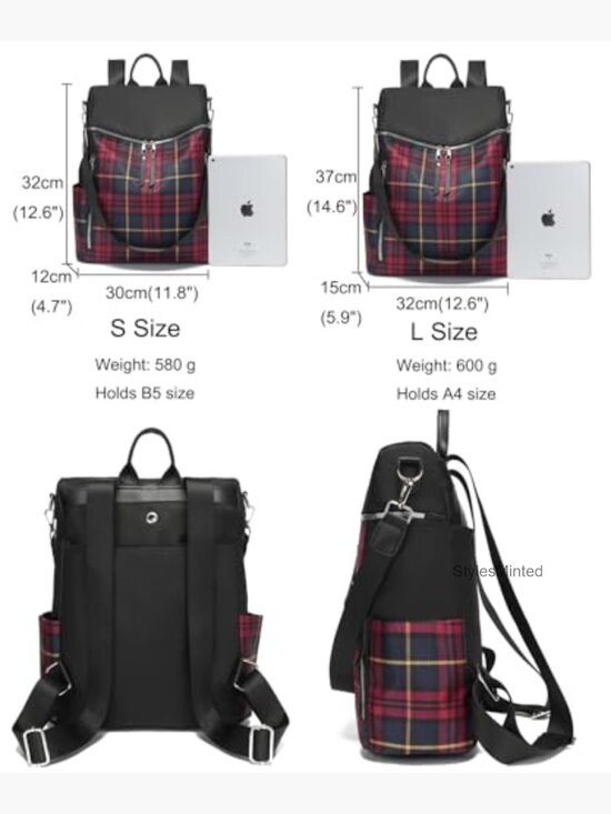 Waterproof Nylon Rucksack Lightweight Casual Travel Daypack 15.6L main image 5